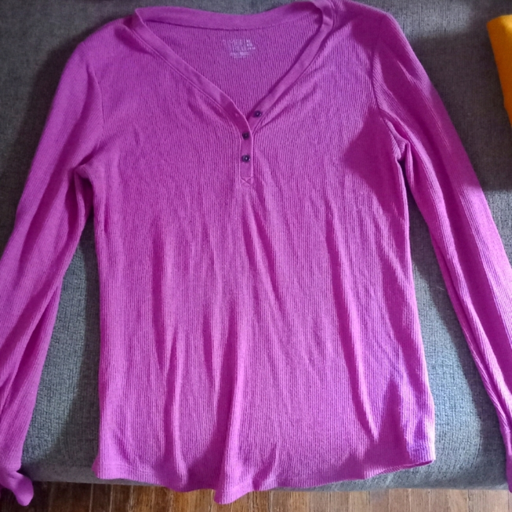 EUC Pink Time and Tru Long Sleeve Tee